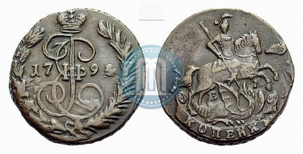 Picture 1 kopeck 1794 year ЕМ 