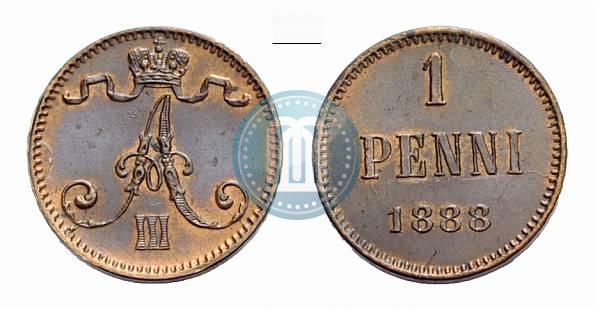 Picture 1 penni 1888 year  