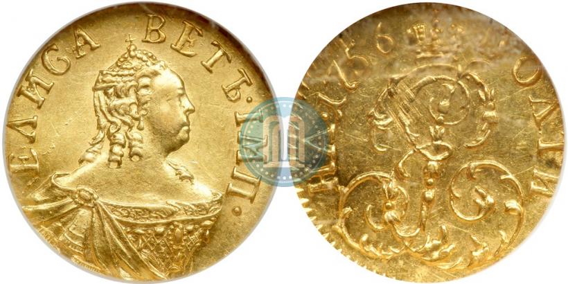 Фото Полтина 1756 года  