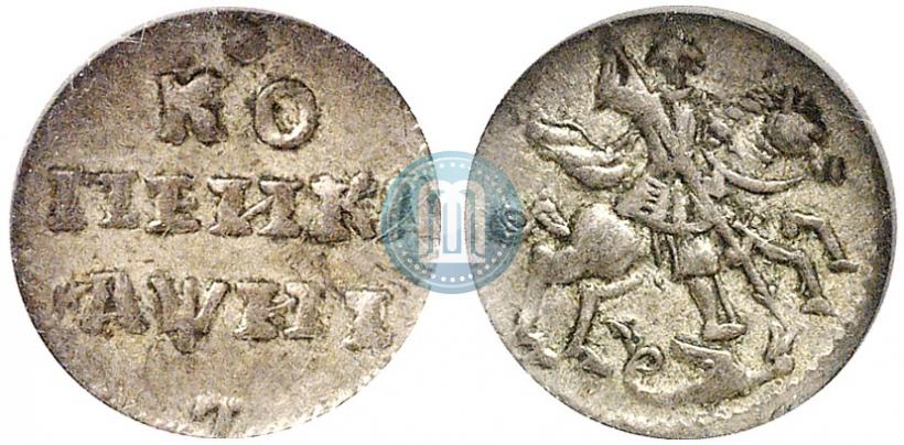 Picture 1 kopeck 1718 year L 