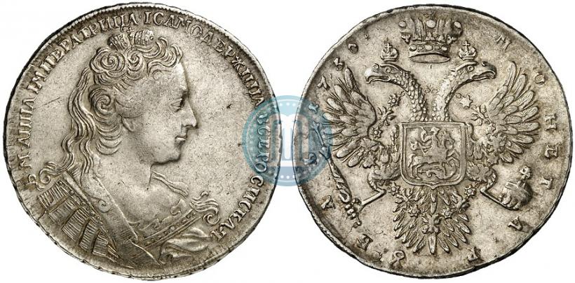 Picture 1 rouble 1730 year  
