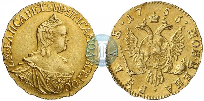 Picture 1 rouble 1756 year  