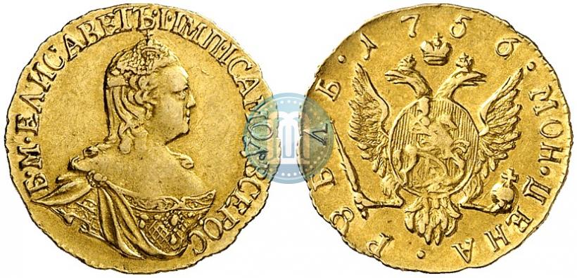 Picture 1 rouble 1756 year  