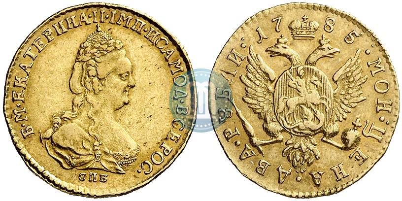 Picture 2 roubles 1785 year СПБ 