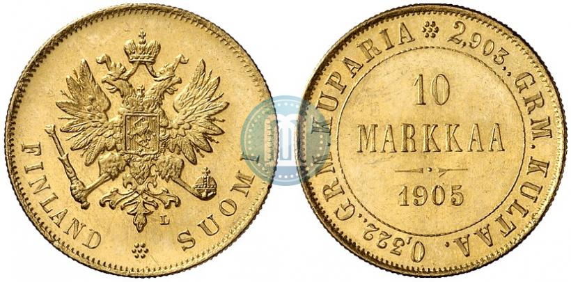 Picture 10 markkaa 1905 year L 