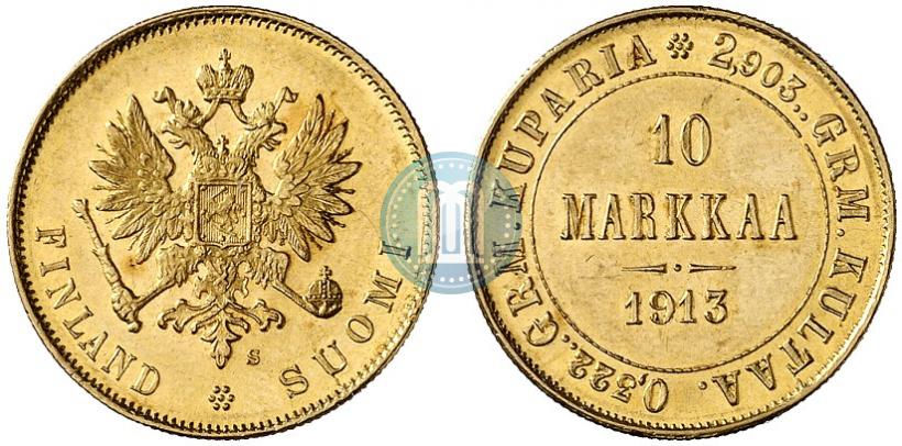 Picture 10 markkaa 1913 year S 
