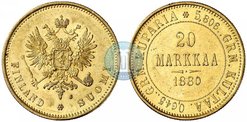 Фото 20 марок 1880 года S 