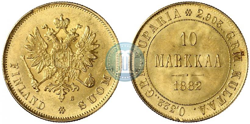 Picture 10 markkaa 1882 year S 