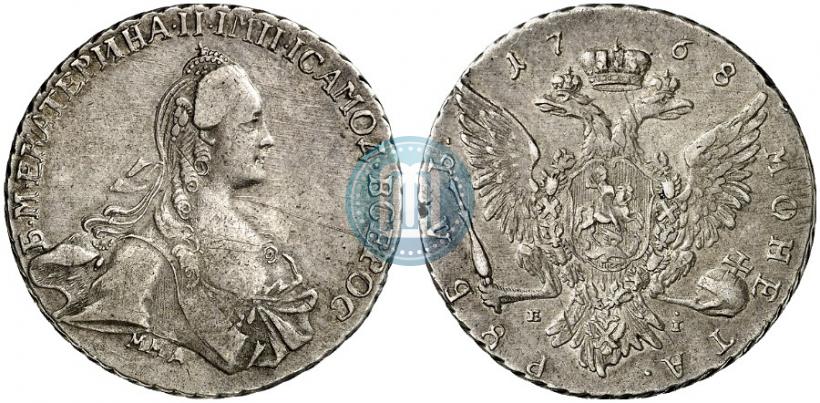 Picture 1 rouble 1768 year ММД-EI 