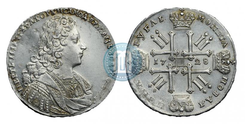 Picture 1 rouble 1728 year  "Type of 1728"