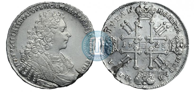 Фото 1 рубль 1728 года  "Тип 1728"