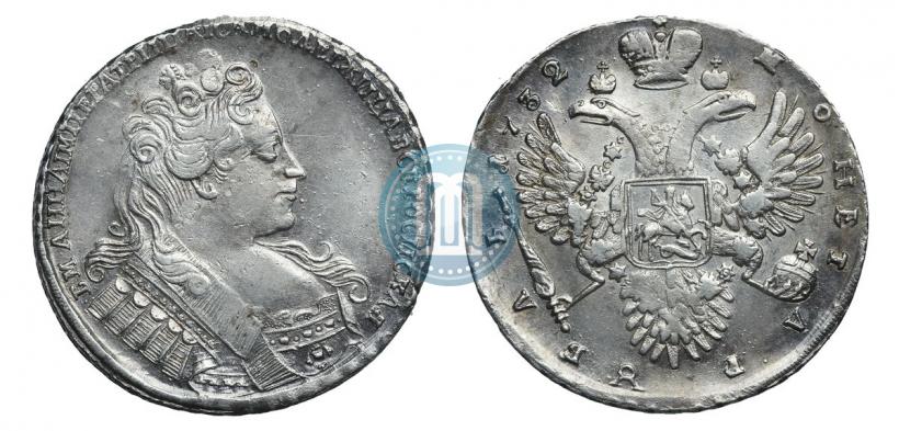 Фото 1 рубль 1732 года  