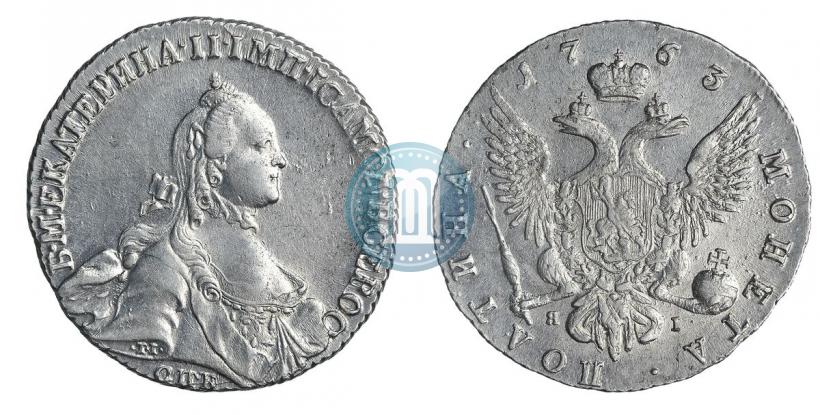 Picture Poltina 1763 year СПБ-ЯI 
