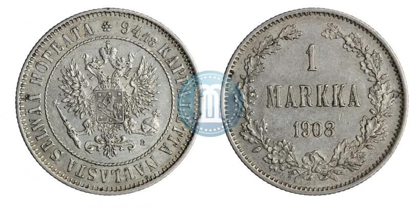 Фото 1 марка 1908 года L 