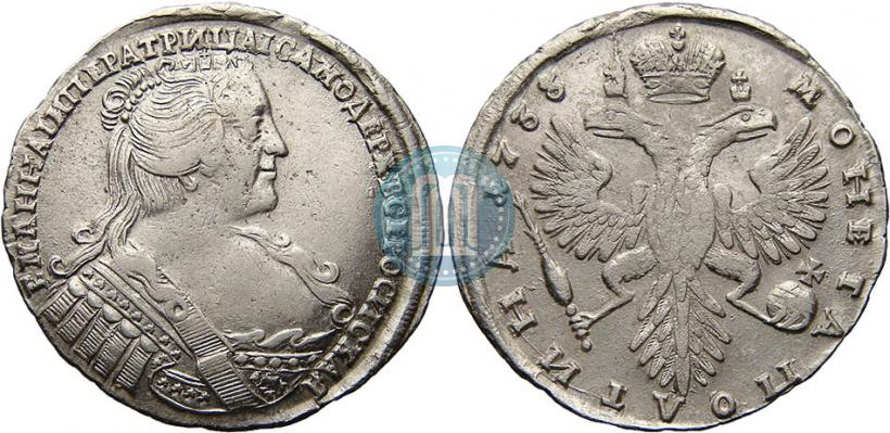Picture Poltina 1733 year  