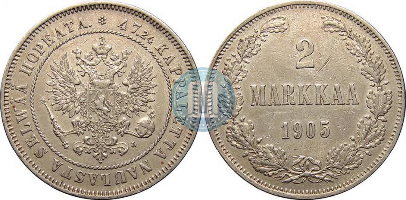 Picture 2 markkaa 1905 year L 