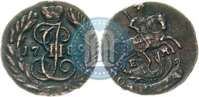 Фото Полушка 1789 года ЕМ 