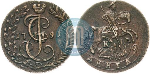 Фото Денга 1791 года КМ 