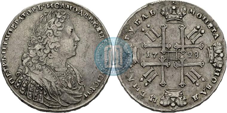 Фото 1 рубль 1728 года  "Тип 1728"