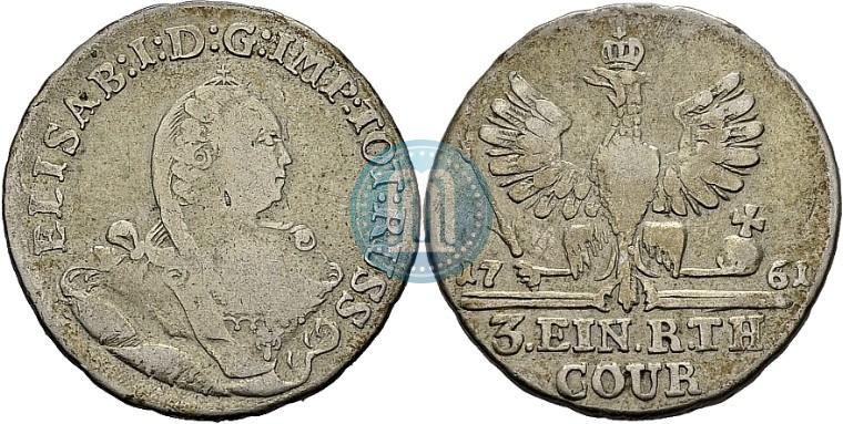 Picture 1/3 Thaler 1761 year  