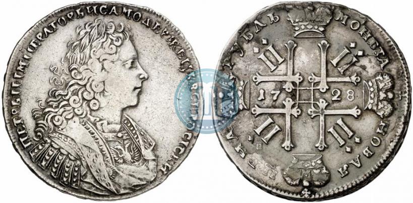 Picture 1 rouble 1728 year  "Type of 1728"