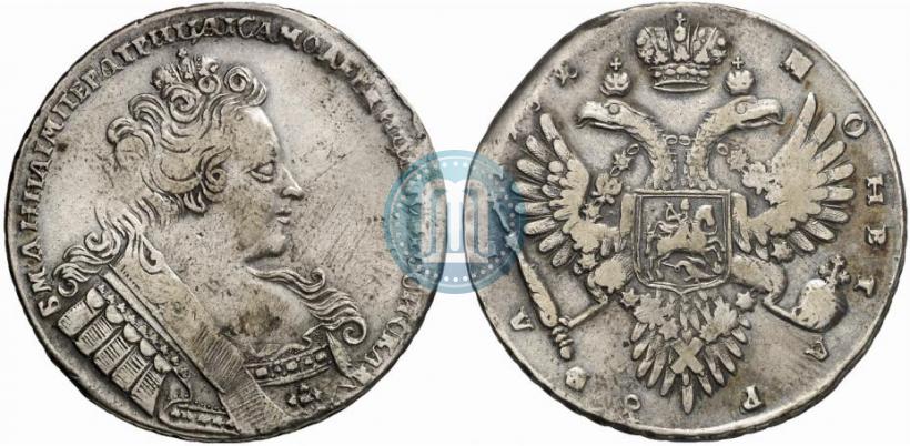 Picture 1 rouble 1732 year  