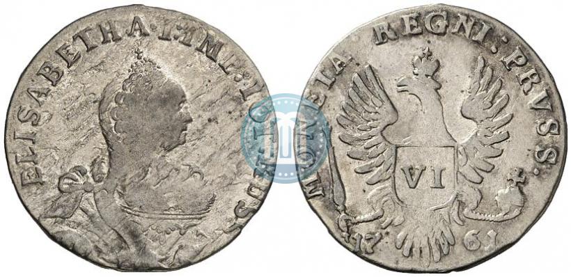 Picture 6 groszy 1761 year  