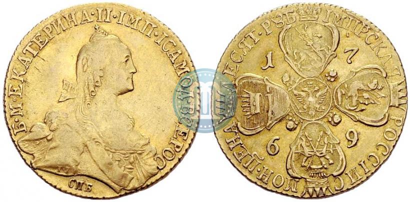 Picture 10 roubles 1769 year СПБ 