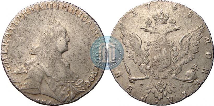 Picture 1 rouble 1768 year ММД-EI 