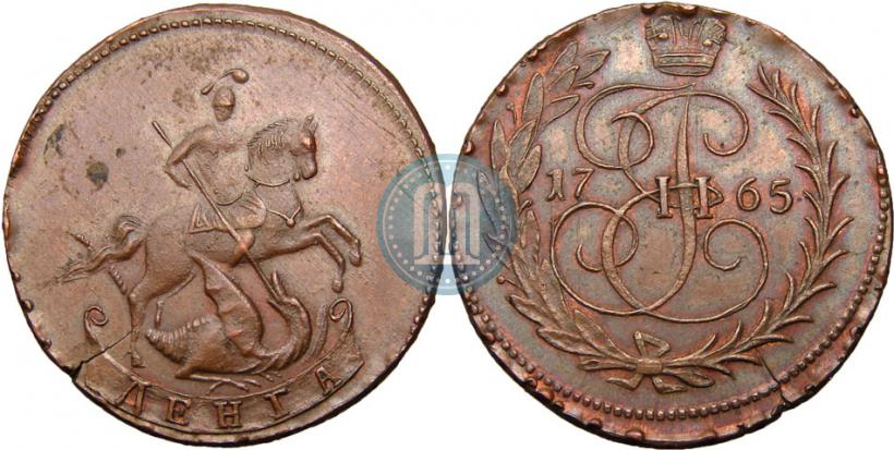 Фото Денга 1765 года  