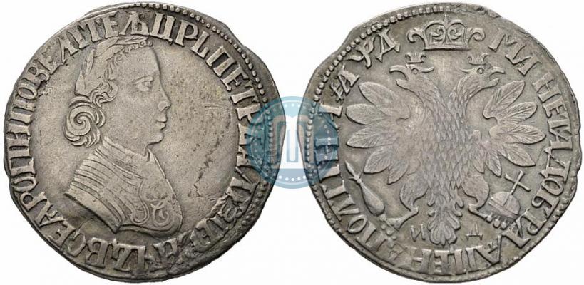 Picture Poltina 1704 year МД "Portrait by F. Alekseev"