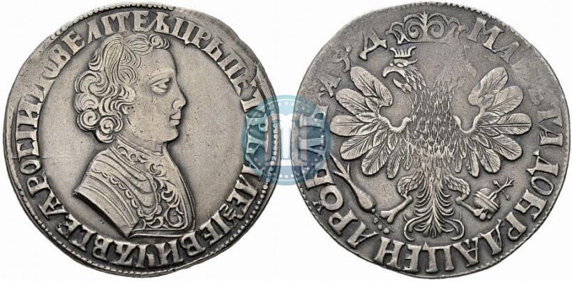 Picture 1 rouble 1704 year  