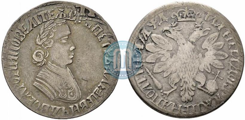 Picture Poltina 1704 year  "Portrait by F. Alekseev"