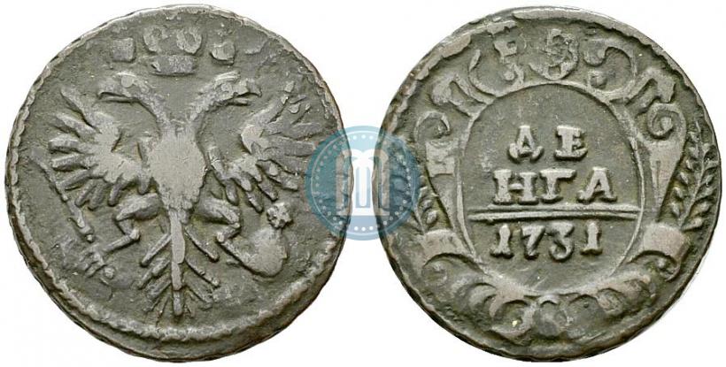 Фото Денга 1731 года  