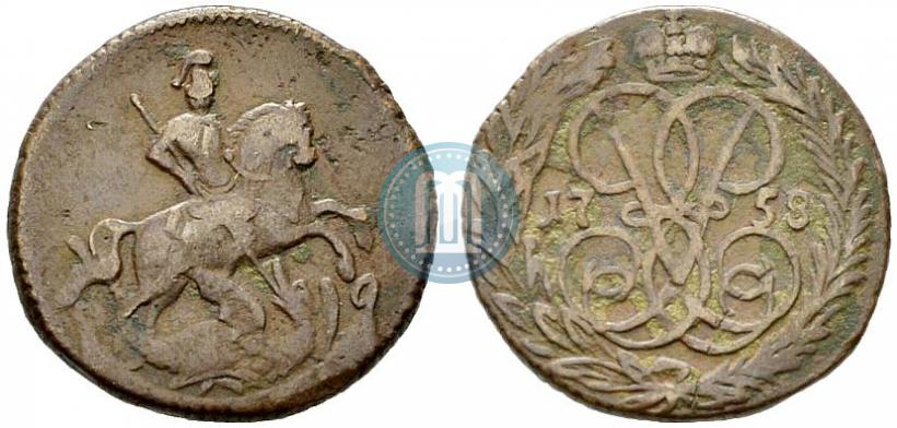 Фото Денга 1758 года  
