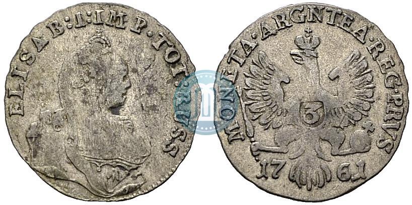Picture 3 grosze 1761 year  