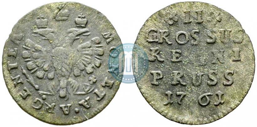 Фото 2 гроша 1761 года  