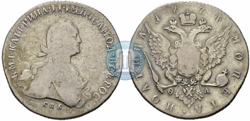 Фото Полтина 1774 года СПБ-ФЛ 