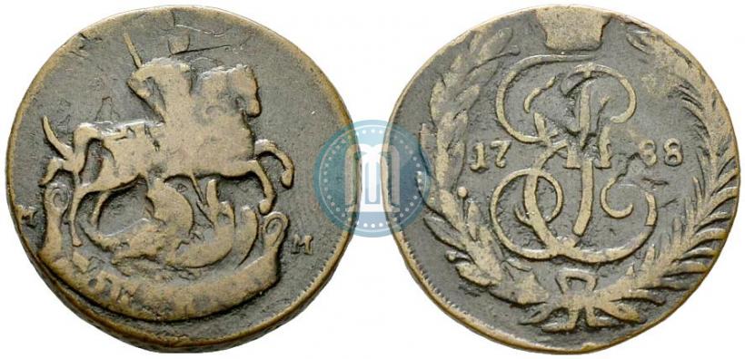 Фото 1 копейка 1788 года ММ 