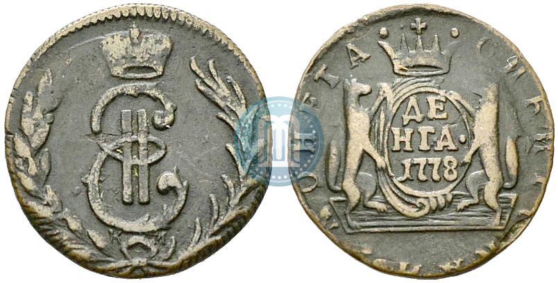 Фото Денга 1778 года КМ 