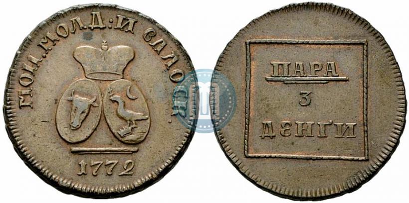 Picture Para - 3 dengas 1772 year  