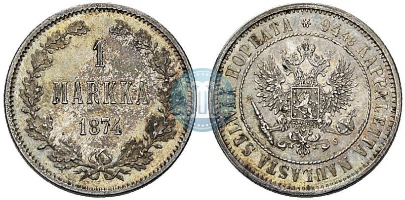 Фото 1 марка 1874 года S 