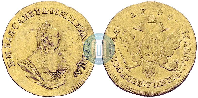 Picture 1 ducat 1744 year  