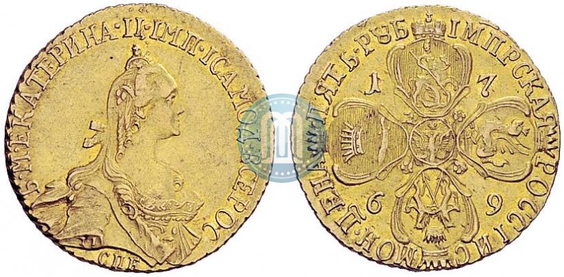 Фото 5 рублей 1769 года СПБ 