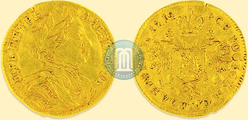 Picture 1 ducat 1712 year D-L-G 