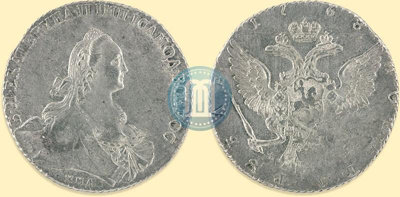 Picture 1 rouble 1768 year ММД-EI 