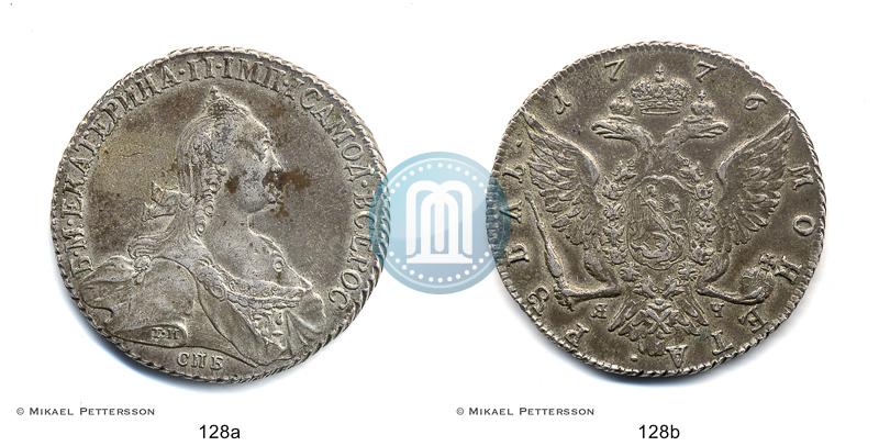 Фото 1 рубль 1776 года СПБ-ЯЧ 