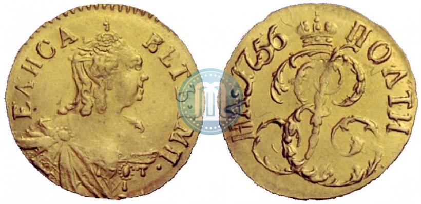Фото Полтина 1756 года  