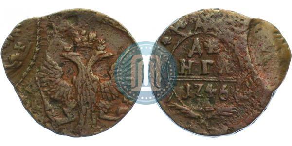 Фото Денга 1746 года  