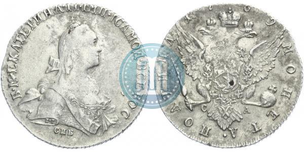 Picture Poltina 1769 year СПБ-СА 